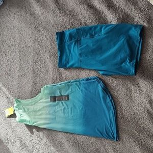 Womens All in Motion green Activewear as a set Sz L